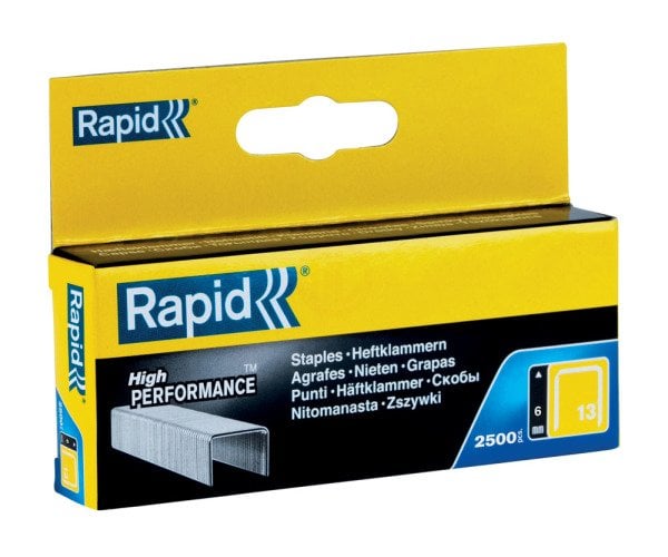 Rapid Zımba Teli 13 Serisi Galvaniz 6 mm (1 Paket/2500 Adet) - 11830725