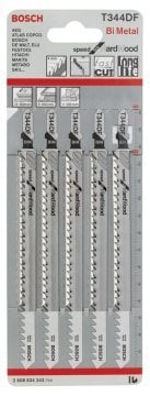 Bosch Dekupaj Testere Bıçağı Speed For Wood T 344 DF 152 mm (5 Adet) - 2608634243