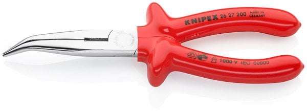 Knipex 26 27 EĞRİ UZUN KARGABURUN 200 MM - KNI2627200