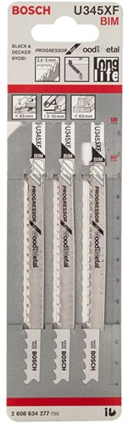 Bosch Dekupaj Testere U345Xf Metal Ve Ahşap - 2608634277