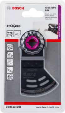 Bosch Starlock Testere Ucu MultiMaterial AYZ 53 BPB 53 mm (1 Adet) - 2608664202