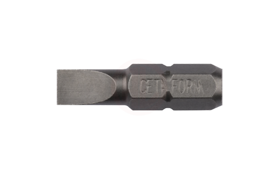 Ceta Form 1/4 İnç Düz Bits Uç 3.0 X 25 Mm