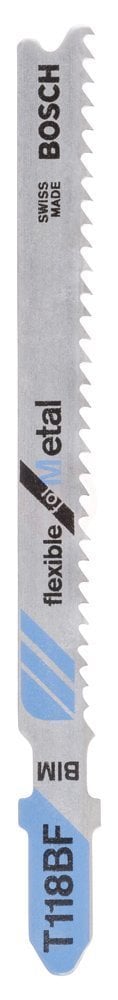 Bosch Dekupaj Testere Bıçağı Flexible For Metal T 118 BF 92 mm (5 Adet) - 2608634503