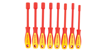 İzeltaş Tornavida Seti Lokma Uçlu Süngüsü İzoleli 1000V 8 Parça