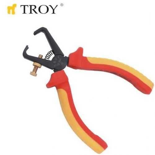 TROY 21836 Kablo Sıyırma Pensesi S.O.S 1000V (160mm)