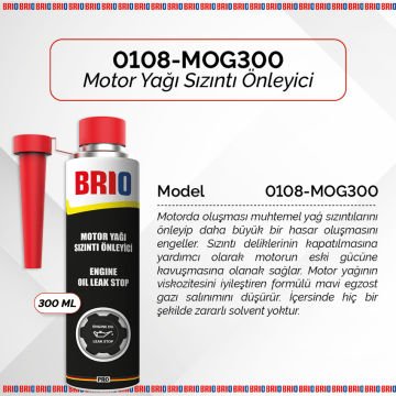 Brio Motor Yağ Sızıntı Önleyici 300 Ml