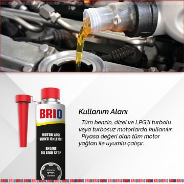 Brio Motor Yağ Sızıntı Önleyici 300 Ml