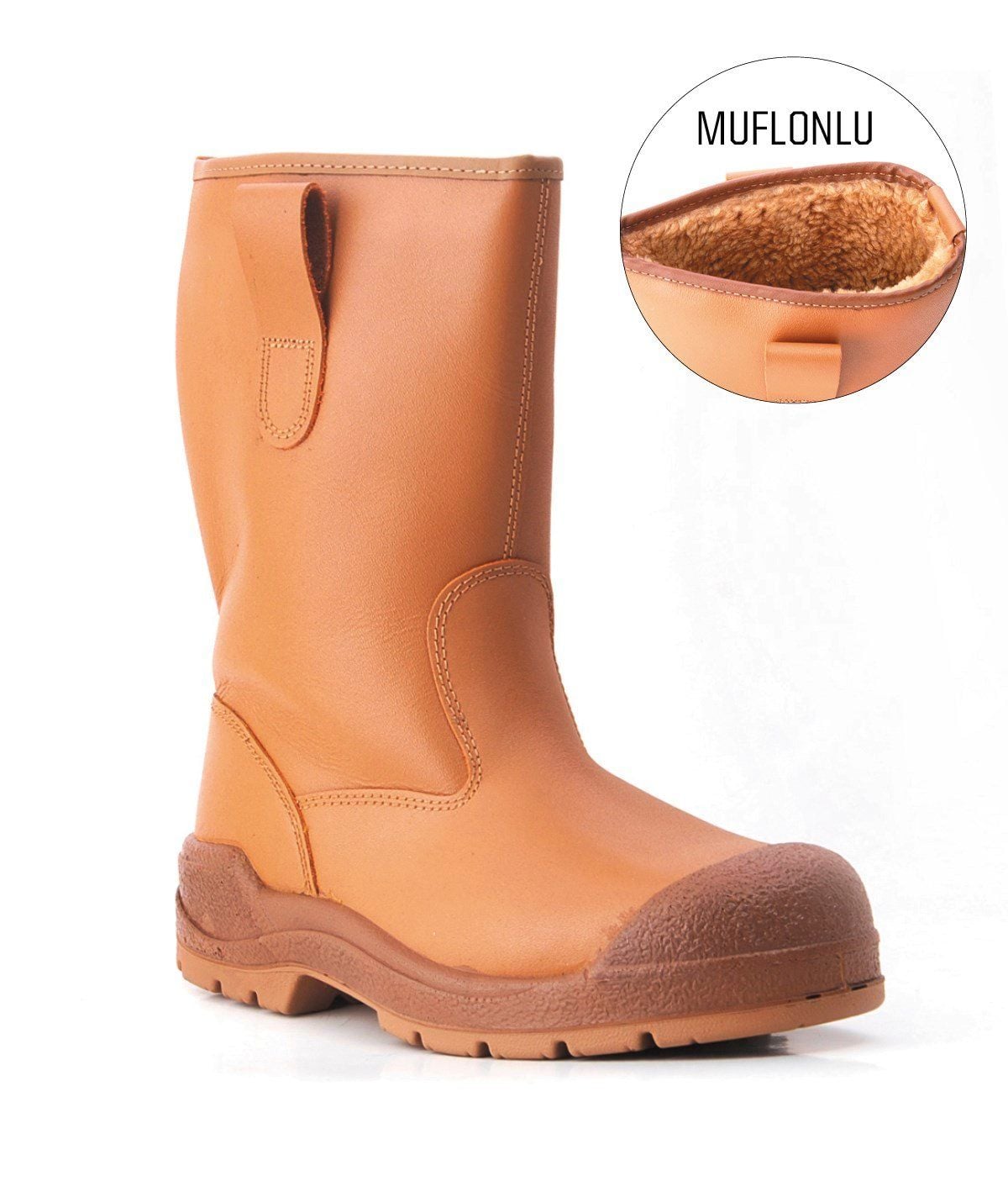 YDS Çelik Burun Çelik Taban HD424 S1 Miflonlu Çizme No:43