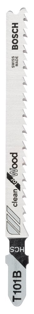 Bosch Dekupaj Testere Bıçağı Clean For Wood T 101 B 100 mm (5 Adet) - 2608630030