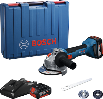 Bosch Gws 18V-8 Akülü Taşlama Makinasi (2 x 4.0Ah) - 06019N9020