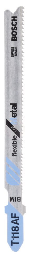 Bosch Dekupaj Testere Bıçağı Flexible For Metal T 118 AF 92 mm (100 Adet) - 2608634774