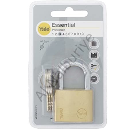Yale Kilit Essential Pirinç Asma Kilit 40 mm (Kutu) - YE1/40/122/1/B