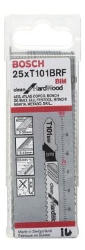 Bosch Dekupaj Testere Bıçağı Clean For HardWood T 101 BRF 100 mm (25 Adet) - 2608634989