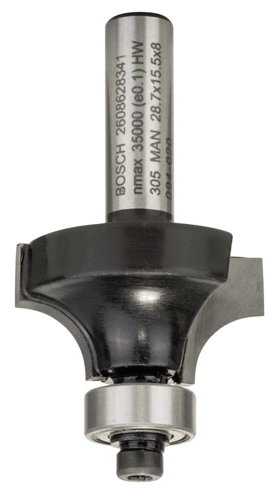 Bosch Yuvarlama Freze Ucu Standard For Wood 8x8x53 mm - 2608628341