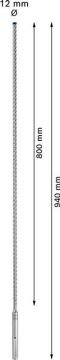 Bosch Kırıcı Delici Uç SDS-Max-8X Expert 12x940 mm (1 Adet) - 2608900204