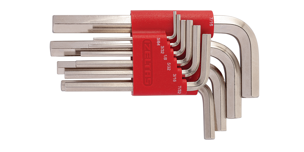 İzeltaş Allen Anahtar Takımı Altı Köşe SAE 12 Parça