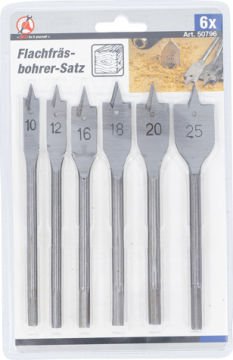 Brio Düz Freze Matkap Seti 10 - 25 Mm | 6 Pcs