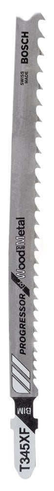 Bosch Dekupaj Testere Bıçağı Progressor For Wood And Metal T 345 XF 132 mm (5 Adet) - 2608634994