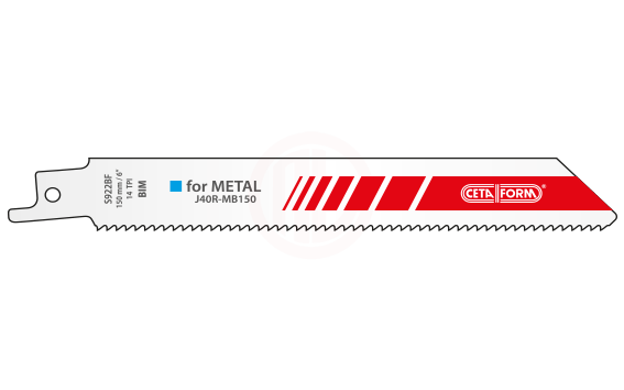 Ceta Form Tilki Kuyruğu Bıçağı (Metal İçin) 5 Li Paket (J40R-Mb150)