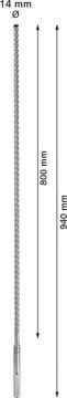 Bosch Kırıcı Delici Uç SDS-Max-8X Expert 14x940 mm (1 Adet) - 2608900210