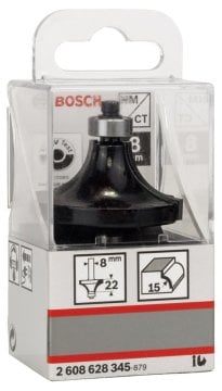 Bosch Yuvarlama Freze Ucu Standard For Wood 8x15x66 mm - 2608628345