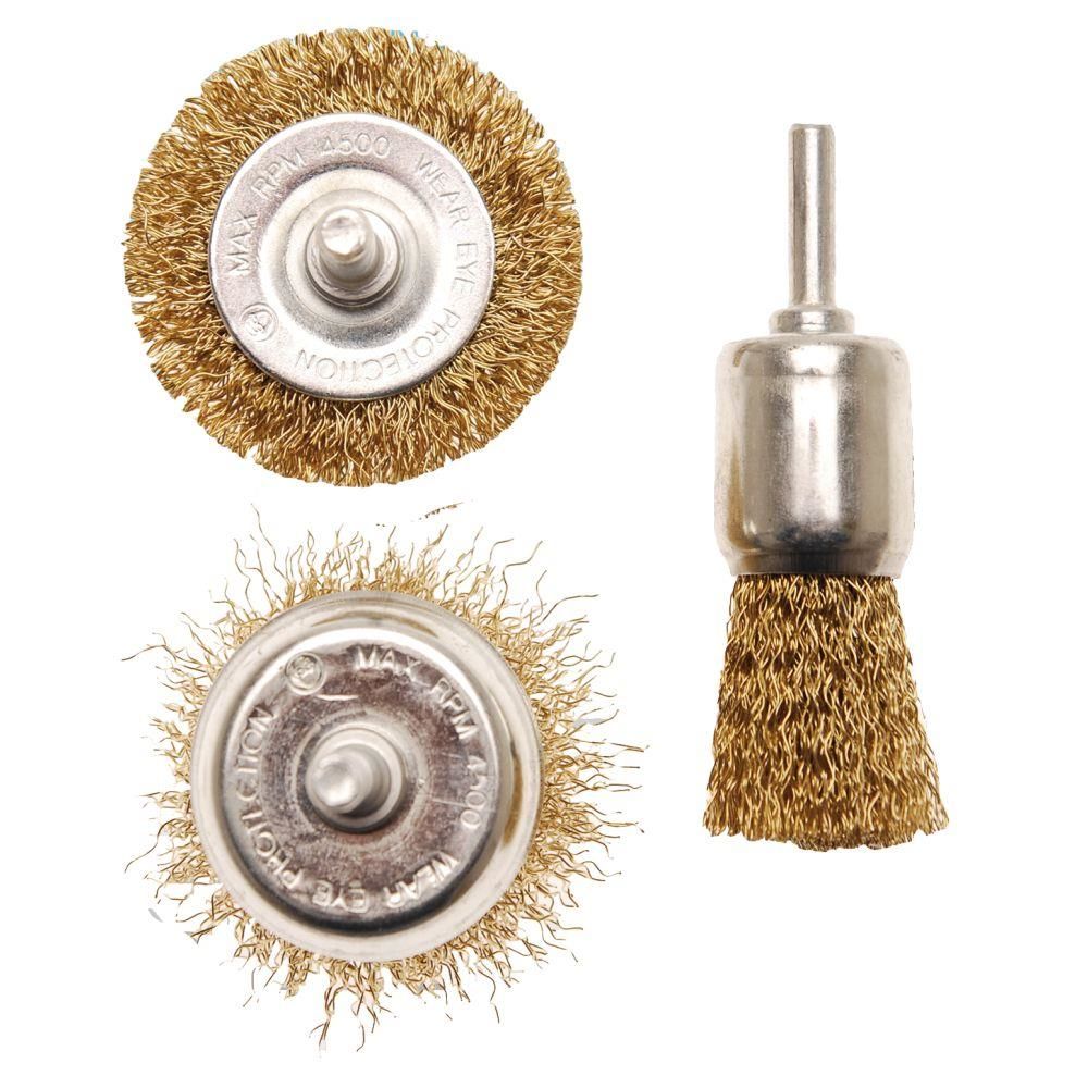 Brio Bgs Tel Fırça Yüzey Temizleme Set 3 Parça