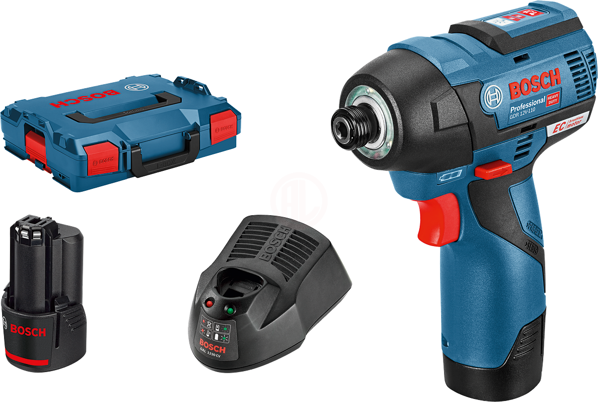 Bosch Akülü Somun Sıkma Makinesi GDR 12V-110 (2 x 3,0 Ah Akü) - 06019E0005