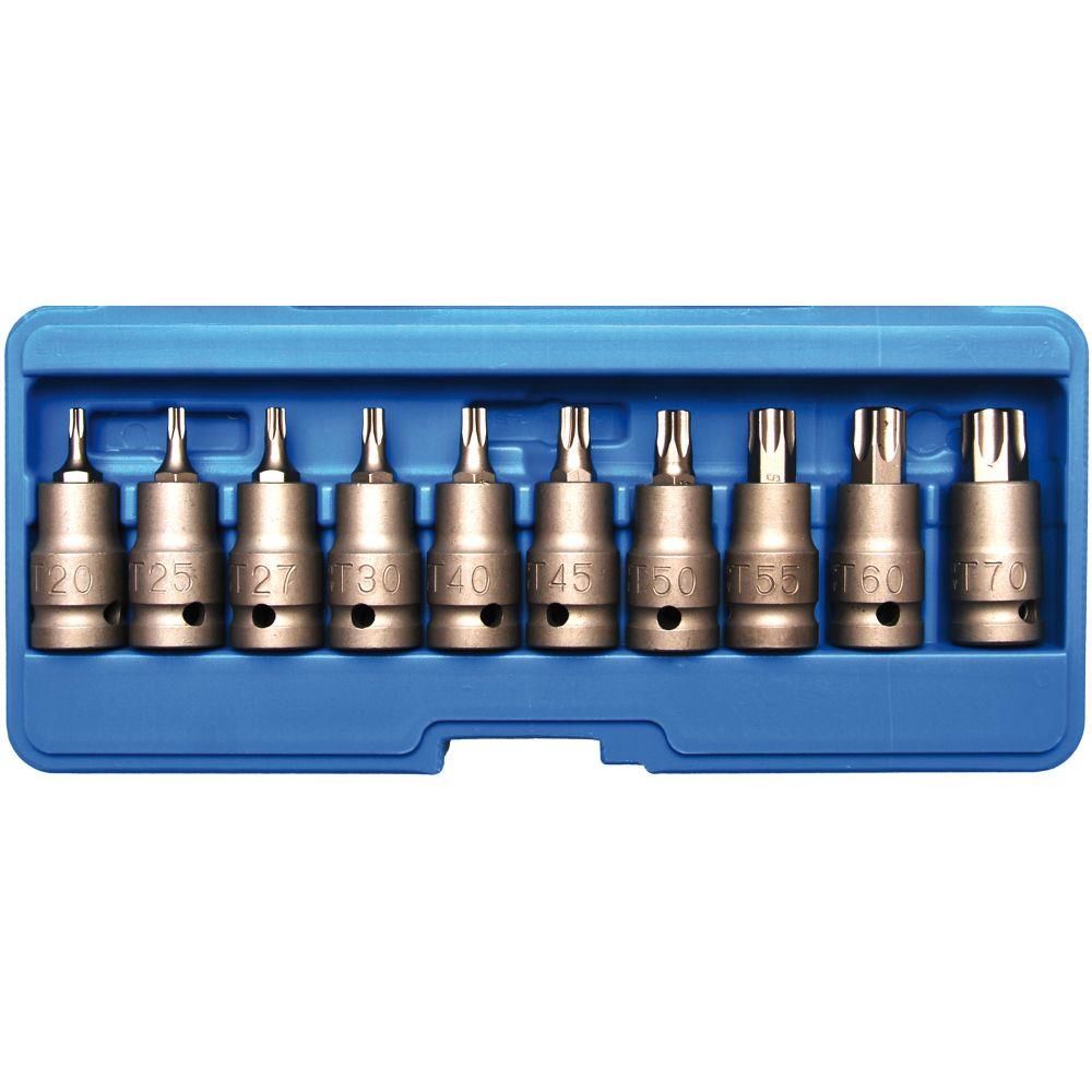 Brio Lokma Seti Havalı Torx (Tork) 1/2 T20-T70 10 Parça