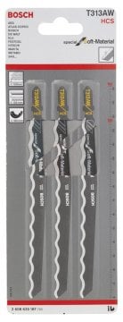 Bosch Dekupaj Testere Bıçağı Special For Soft Material T 313 AW 152 mm (3 Adet) - 2608635187