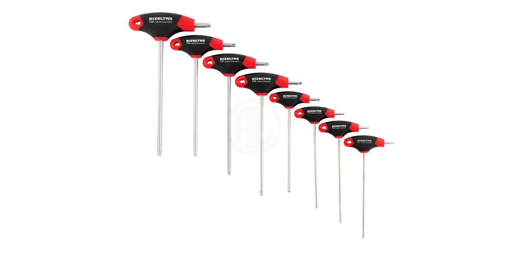 İzeltaş T Tipi Torx Allen Anahtar Takımı 8 Parça