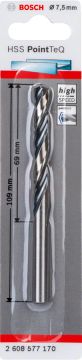 Bosch Metal Matkap Ucu HSS PointTeQ (DIN 338) 7,5 mm (1 Adet) - 2608577170