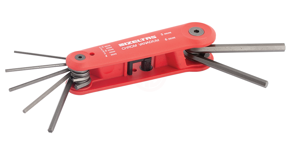 İzeltaş Kaset Allen Anahtar Takımı 7 Parça 1,5 - 6 mm