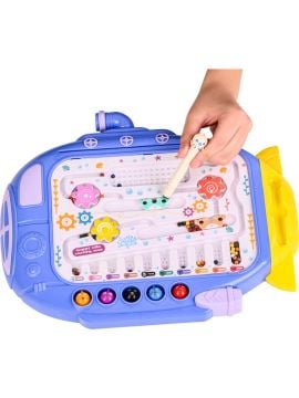 Manyetik Maze Labirent Ve Balık Tutma Eğitici Oyuncak Sayıları Ve Labırent Mavi