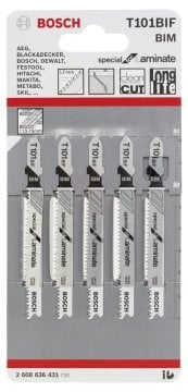 Bosch Dekupaj Testere Bıçağı Special For Laminate T 101 BIF 83 mm (5 Adet) - 2608636431