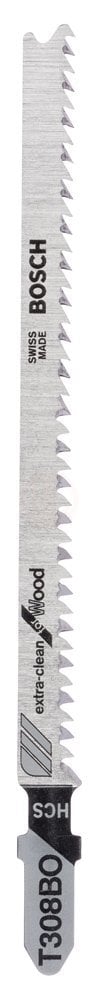 Bosch Dekupaj Testere Bıçağı ExtraClean For Wood T308 BO 117 mm (5 Adet) - 2608663868