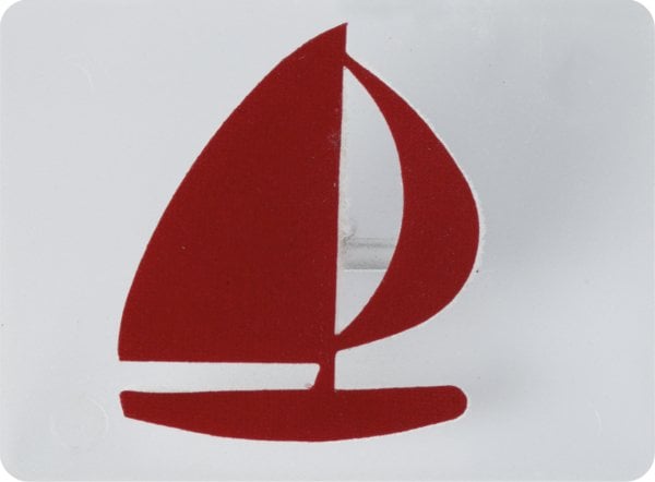 Dekor Rulo YELKENLİ BASKISI 9X7 CM