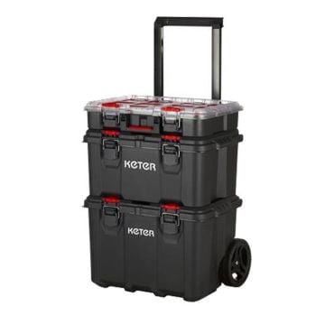 Keter Packnstack 3 Katlı Tekerlekli Takım Çantası