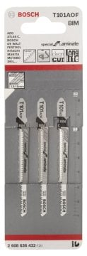 Bosch Dekupaj Testere Bıçağı Special For Laminate T 101 AOF 83 mm (3 Adet) - 2608636432