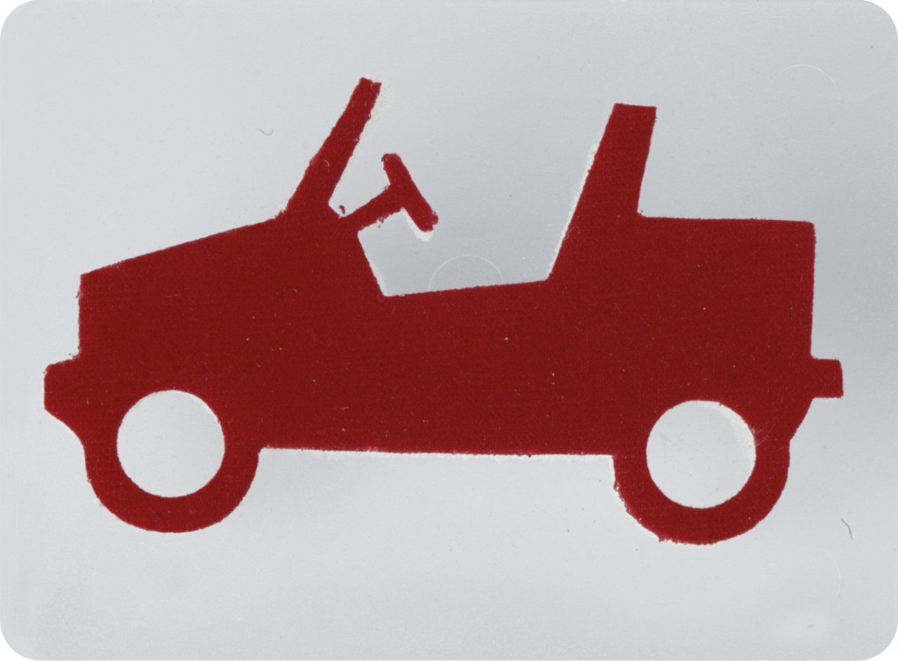 Dekor Rulo 1459 ARABA BASKISI 9X7 CM