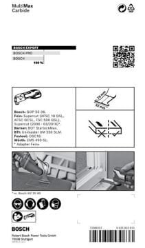 Bosch Starlock Aksesuarı / Expert StarlockMax Testere Ucu MM MAII32APIT (1 Adet) - 2608900031