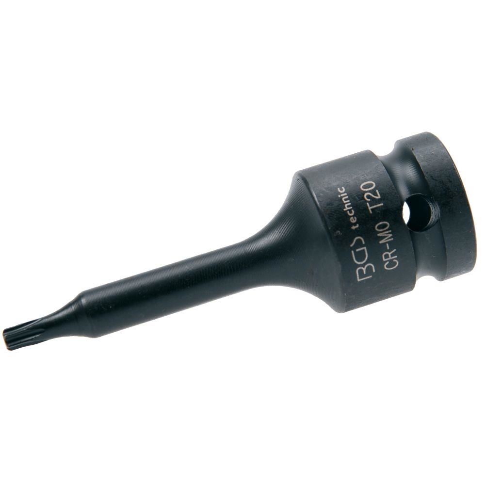 Brio Lokma Torx (Tork) Anahtar Havalı Uzun 1/2 T20