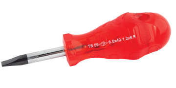 İzeltaş Düz Uçlu Topaç Tornavida Kraft Seri 4x25 mm