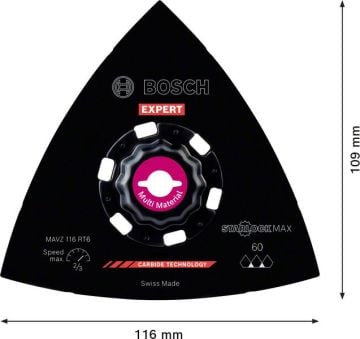 Bosch Starlock Aksesuarı / Expert StarlockMax Testere Ucu MM MAVZ116RT6 (1 Adet) - 2608900054