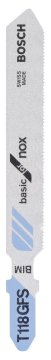 Bosch Dekupaj Testere Bıçağı Basic For Inox T 118 GFS 83 mm (3 Adet) - 2608636498