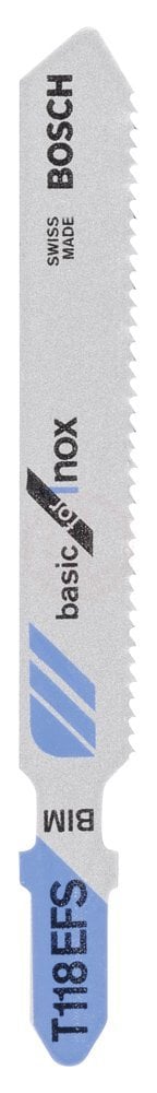 Bosch Dekupaj Testere Bıçağı Basic For Inox T 118 EFS 83 mm (3 Adet) - 2608636499