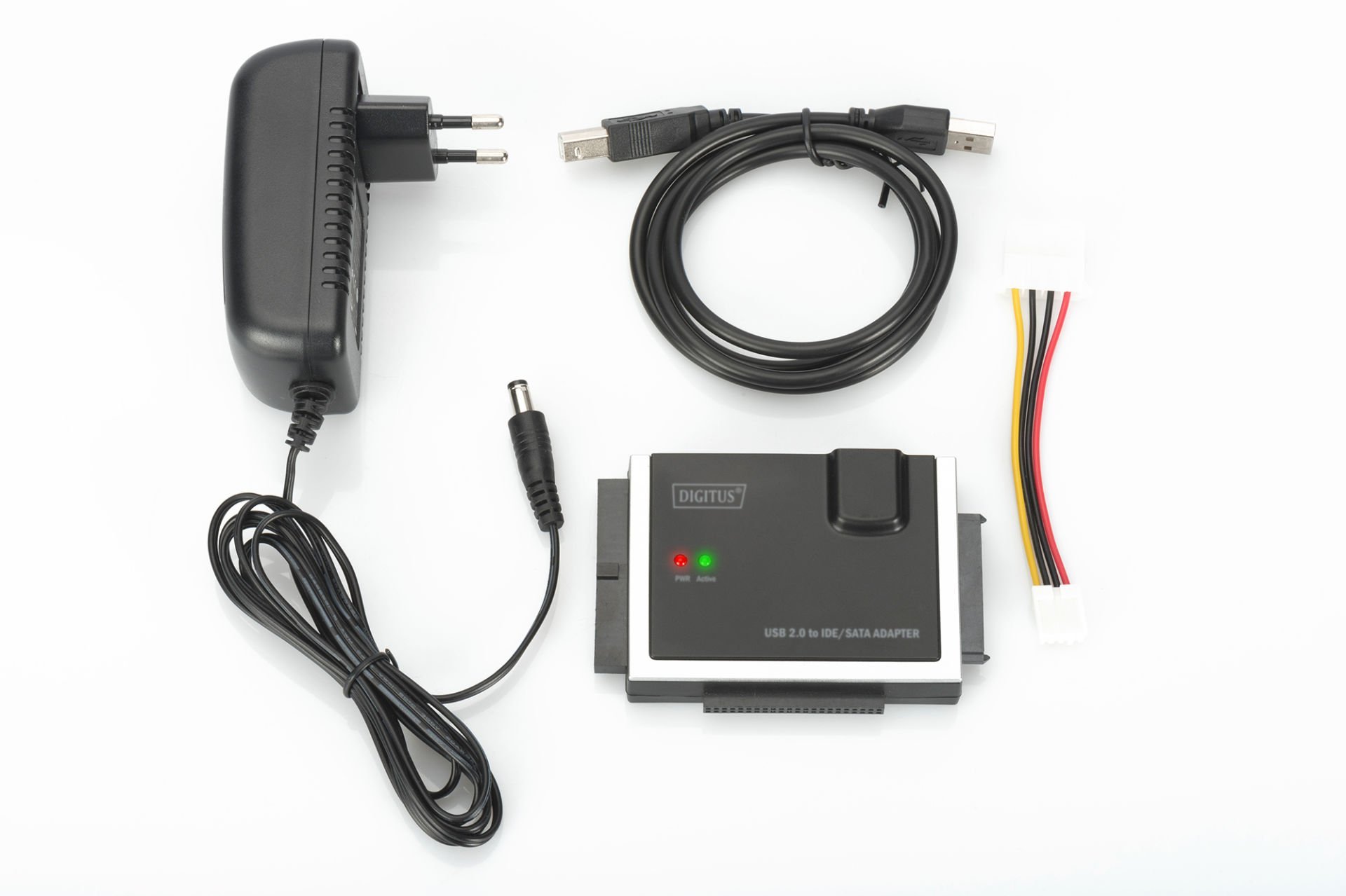 Assmann Digitus Usb 2.0 Ide Ve Serial Ata Iıı (Sata Iıı)/Ssd Adaptörü, Güç Adaptörlü