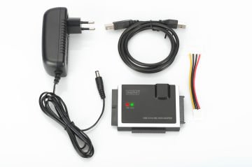 Assmann Digitus Usb 2.0 Ide Ve Serial Ata Iıı (Sata Iıı)/Ssd Adaptörü, Güç Adaptörlü
