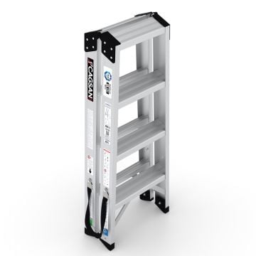 Çağsan Everest Pro Alüminyum Merdiven Çift Çıkışlı 4 Basamaklı - EVR-PRO4