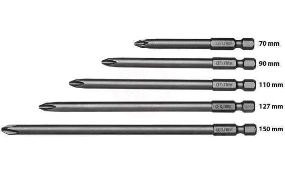 Ceta Form 1/4 İnç Yıldız Bits Uç Ph3 X 70 Mm
