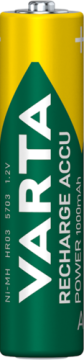 Varta Şarj Edilebilir Pil Recharge Accu Power Aaa Tip (1000 Mah) (Hr03) 1,2V